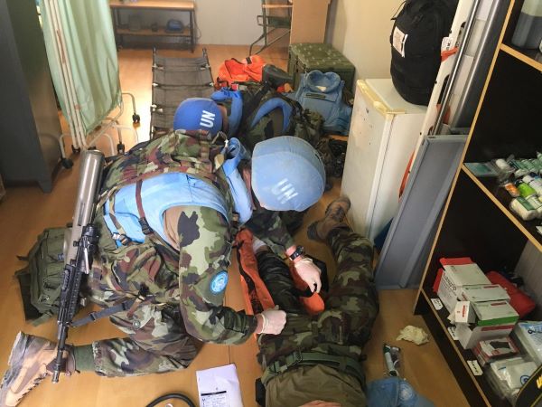 Deployed Medics training