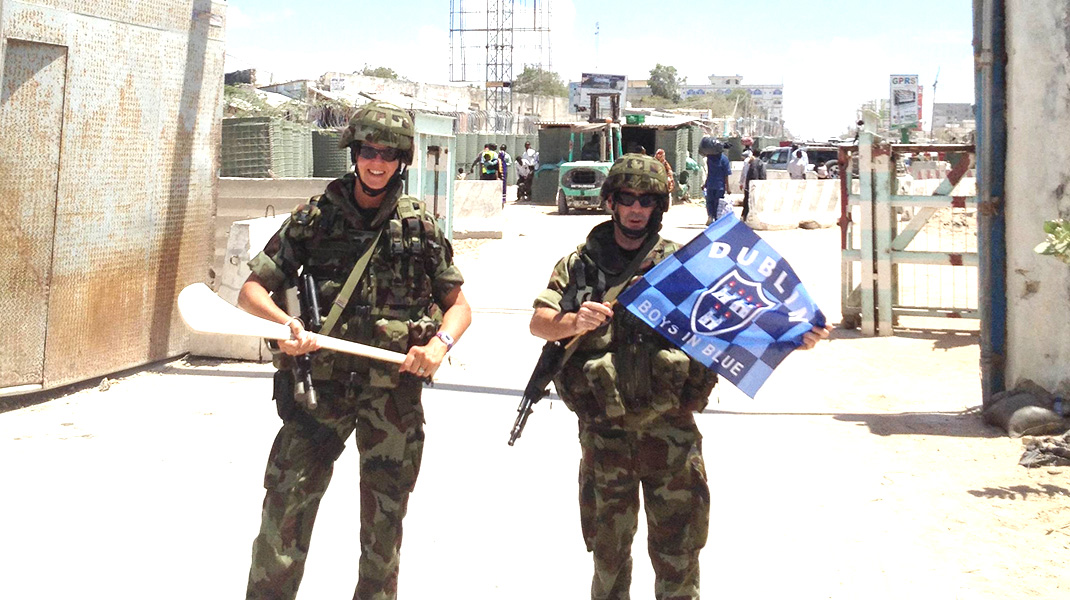 Irish Troops with EUTM Somalia