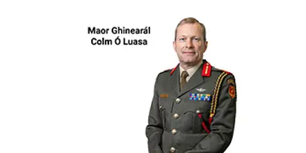 MAJ GEN O'luasa IRISH